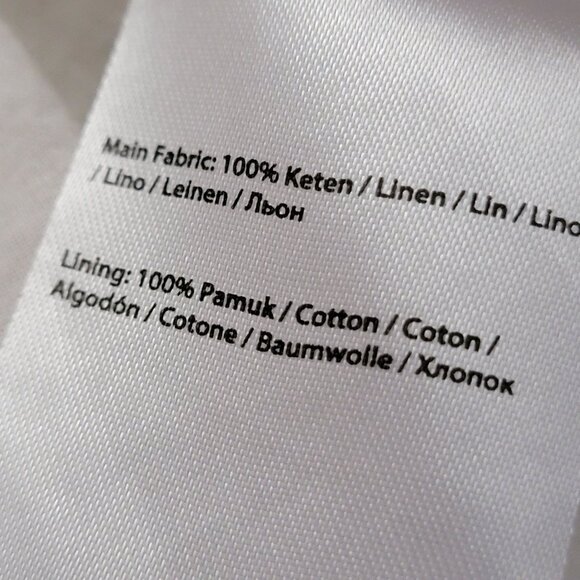 Anthropologie Tobie Linen Shirt Dress Womens XS Midi Vintage Charming Casual - Picture 9 of 9